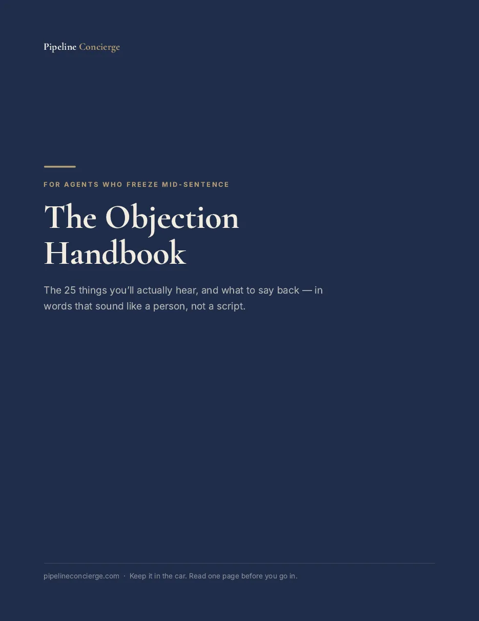 Cover of The Objection Handbook